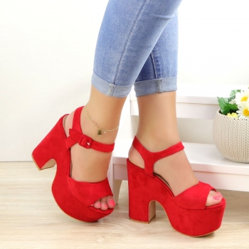 Sandalias SH14344 - Rojo