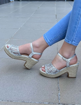 Sandalias Caetana - Prata